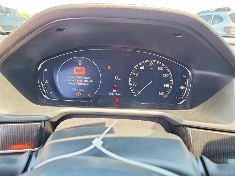 2022 Honda Accord VIN 1HGCV1F41NA114722 COPART salvage auction — FRONT END, Ma - Cert Of Title-Salvage, sold $8,800 on 2026-08-21 (photo 9)