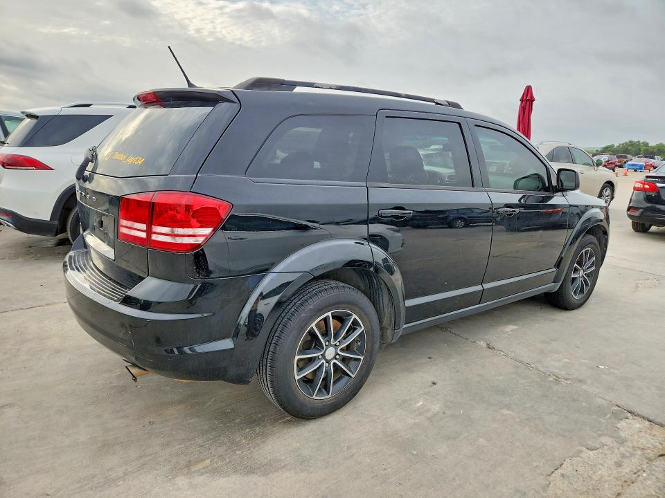 2017 Dodge Journey VIN 3C4PDCAB2HT573565 COPART salvage auction — FRONT END, TX - SALVAGE VEHICLE TITLE (P), sold $500 on 2026-08-02 (photo 3)