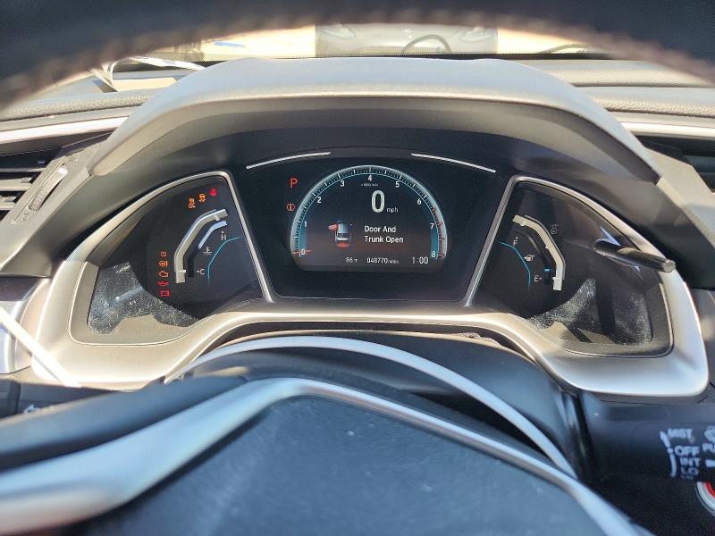 2018 Honda Civic VIN JHMFC1F39JX019968 COPART salvage auction — REAR END, Ca - Salvage Certificate, sold $4,200 on 2026-07-28 (photo 9)