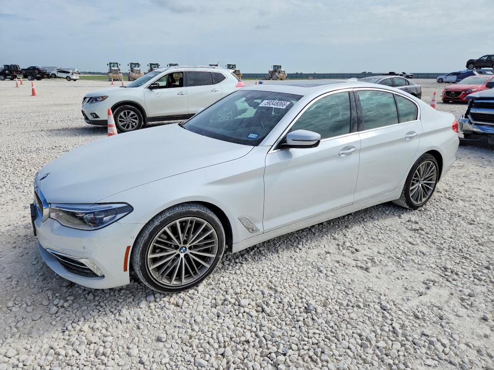 2017 BMW 5er VIN WBAJE5C39HG916684 COPART salvage auction — FRONT END, Tx - Salvage Vehicle Title, sold $11,000 on 2026-07-16 (photo 1)