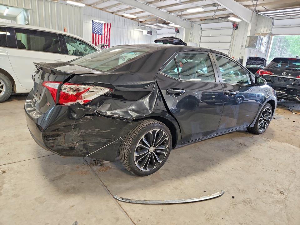 2014 Toyota Corolla VIN 5YFBURHE6EP120352 COPART salvage auction — REAR END, Mn - Cert Of Title-Salvage, sold $2,650 on 2026-07-09 (photo 3)