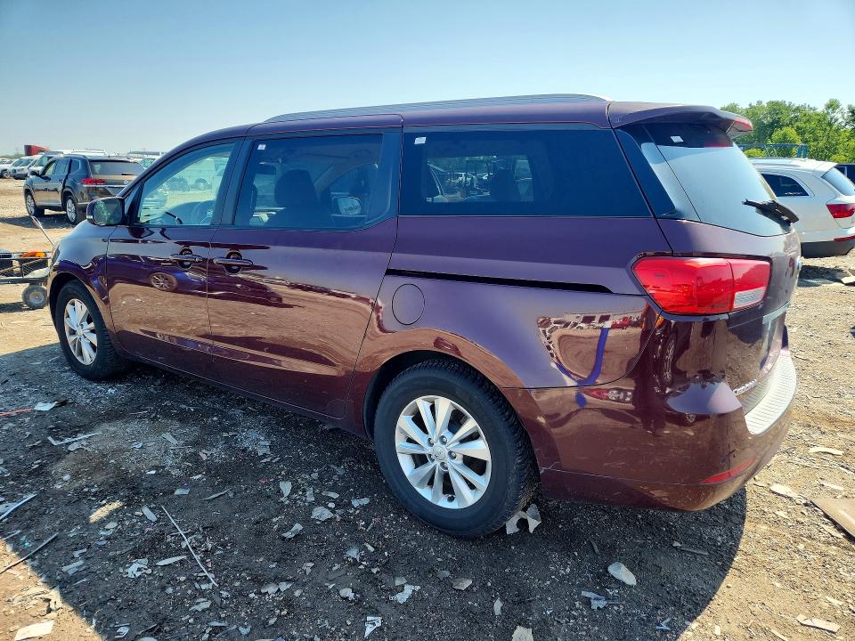 2016 Kia VIN KNDMB5C15G6082795 COPART salvage auction — MECHANICAL, IL - CERTIFICATE OF TITLE, sold $850 on 2026-07-27 (photo 2)