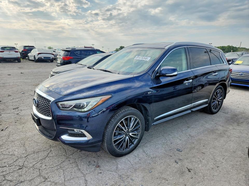2018 Infiniti Qx60 VIN 5N1DL0MM5JC527114 COPART salvage auction — MECHANICAL, In - Certificate Of Title, sold $1,250 on 2026-07-31 (photo 1)