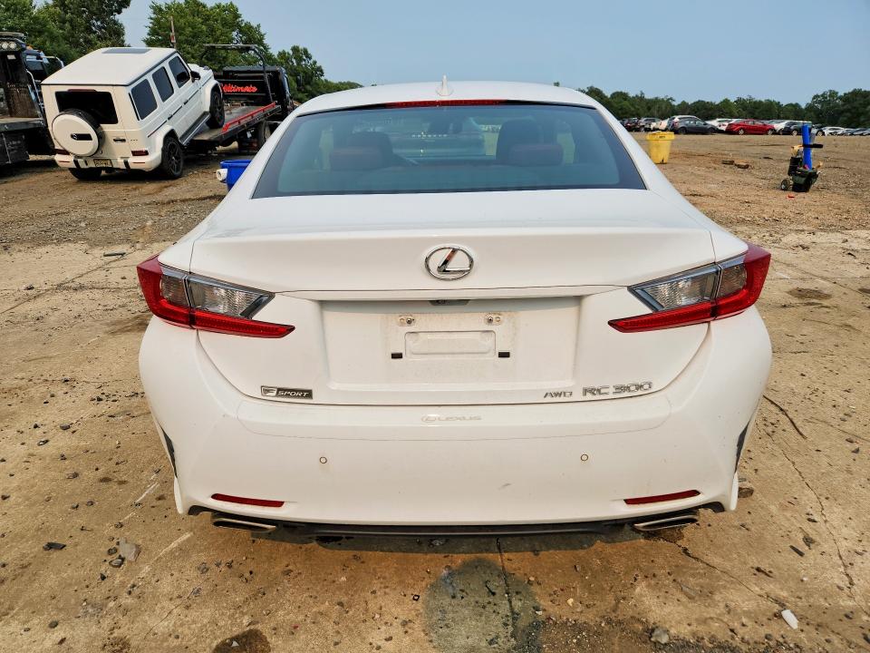 2018 Lexus Rc VIN JTHS85BC2J5004186 COPART salvage auction — WATER/FLOOD, Salvage Title, sold $8,900 on 2026-08-31 (photo 6)