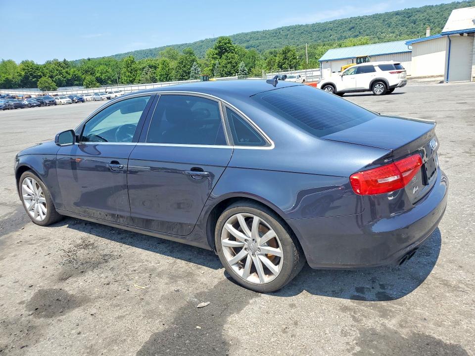 2013 Audi A4 VIN WAUFFAFL0DN006659 COPART salvage auction — FRONT END, Pa - Certificate Of Salvage, sold $300 on 2026-07-28 (photo 2)