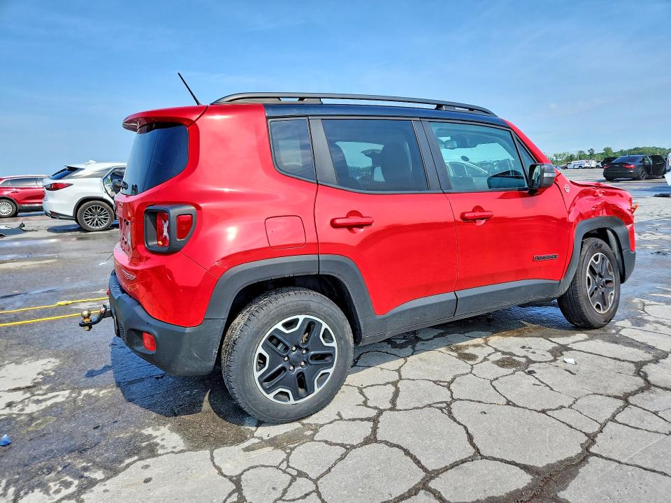 2016 Jeep Renegade VIN ZACCJBCT5GPE15055 COPART salvage auction — FRONT END, Md - Cert Of Salvage > 75% Damage, sold $4,300 on 2026-08-05 (photo 3)