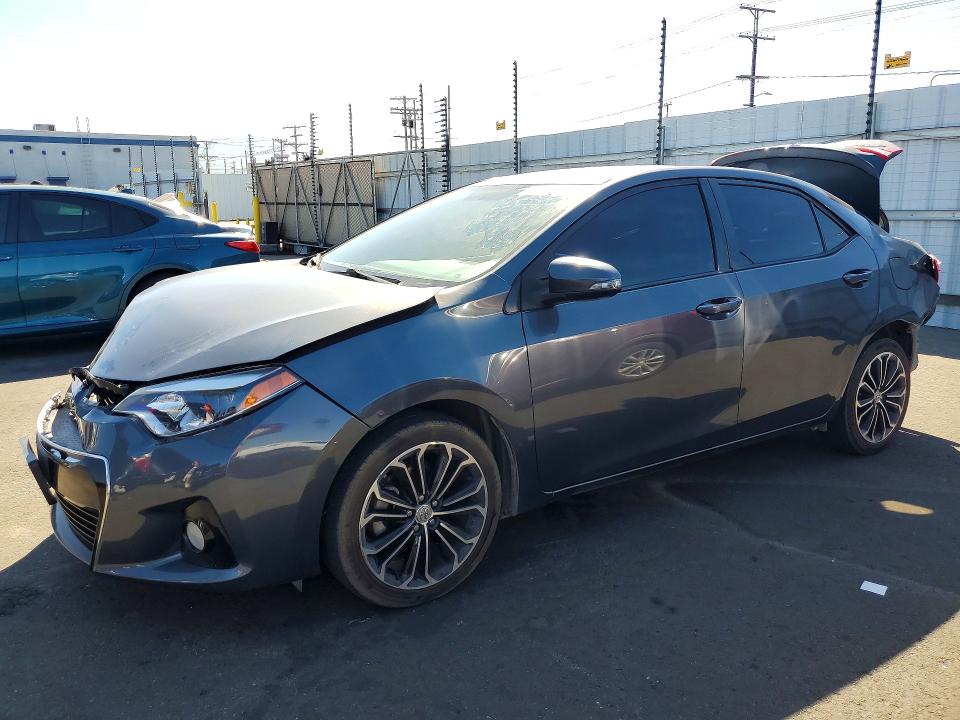 2016 Toyota Corolla VIN 5YFBURHE1GP479580 COPART salvage auction — REAR END, CA - SALVAGE CERTIFICATE, sold $1,100 on 2026-07-22 (photo 1)