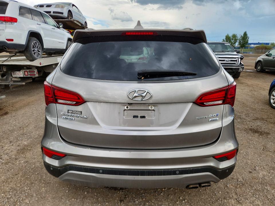 2017 Hyundai Santa fe VIN 5XYZUDLA2HG452383 COPART salvage auction — SIDE, Ab - Bos - Salvage, sold $2,850 on 2026-07-28 (photo 6)