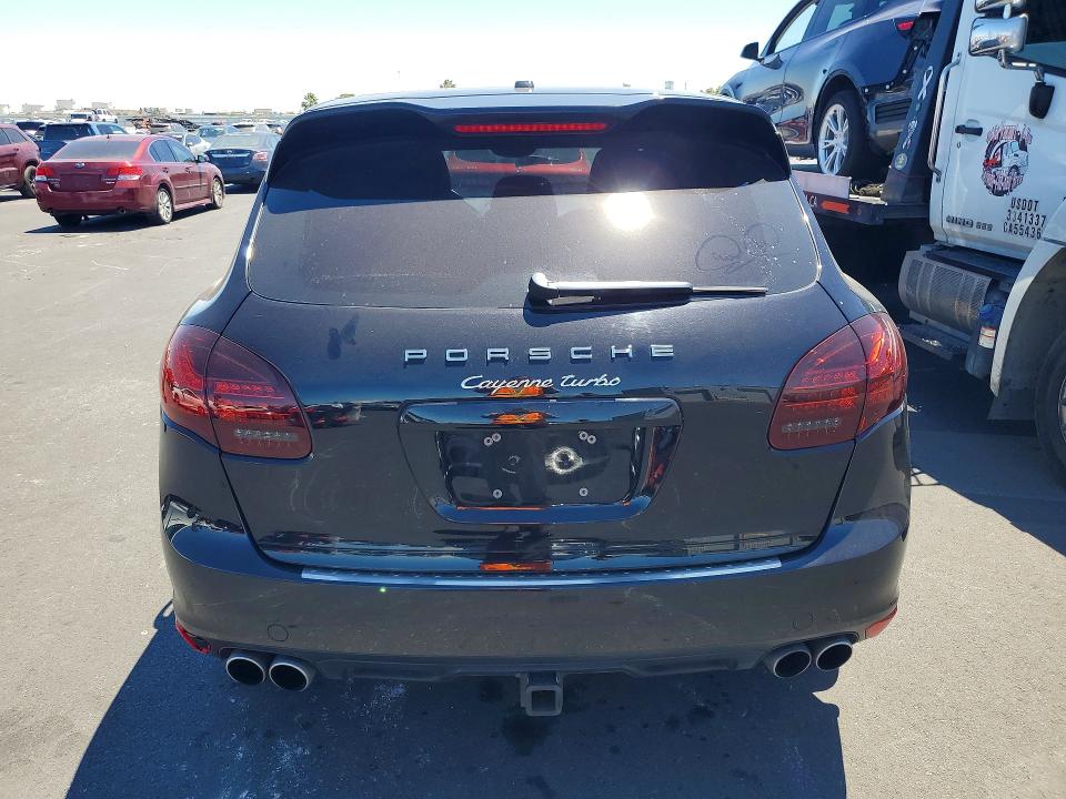 2014 Porsche Cayenne VIN WP1AC2A29ELA80717 COPART salvage auction — SIDE, CA - SALVAGE CERTIFICATE, sold $11,500 on 2026-08-26 (photo 6)