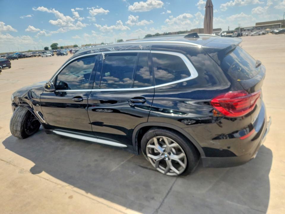 2021 BMW X3 VIN 5UXTY3C01M9H69774 COPART salvage auction — FRONT END, Tx - Certificate Of Title, sold $3,550 on 2026-07-20 (photo 2)