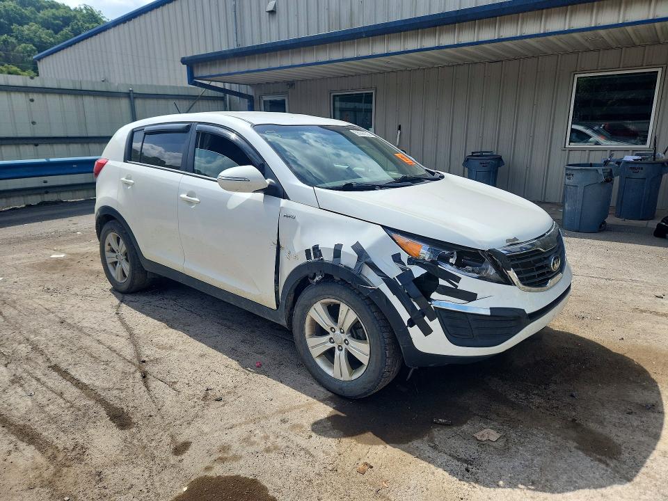 2013 Kia Sportage VIN KNDPBCA23D7380815 COPART salvage auction — FRONT END, Pa - Certificate Of Salvage, sold $1,750 on 2026-07-16 (photo 4)