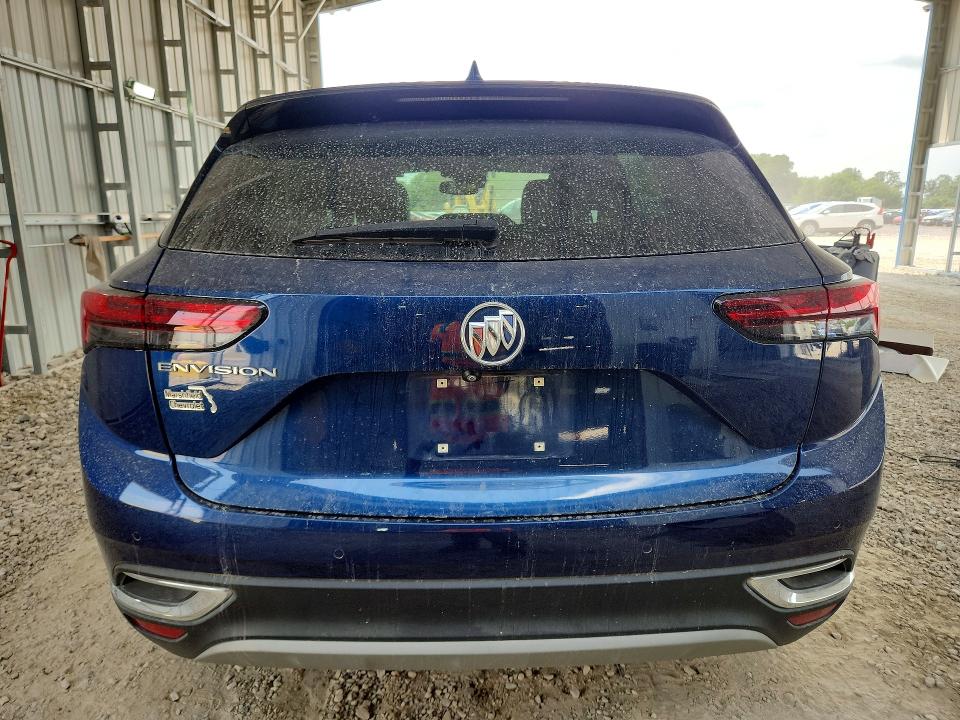2023 Buick Envision VIN LRBAZLR44PD075366 COPART salvage auction — HAIL, Mo - Salvage Certificate Of Title, sold $11,300 on 2026-08-24 (photo 6)