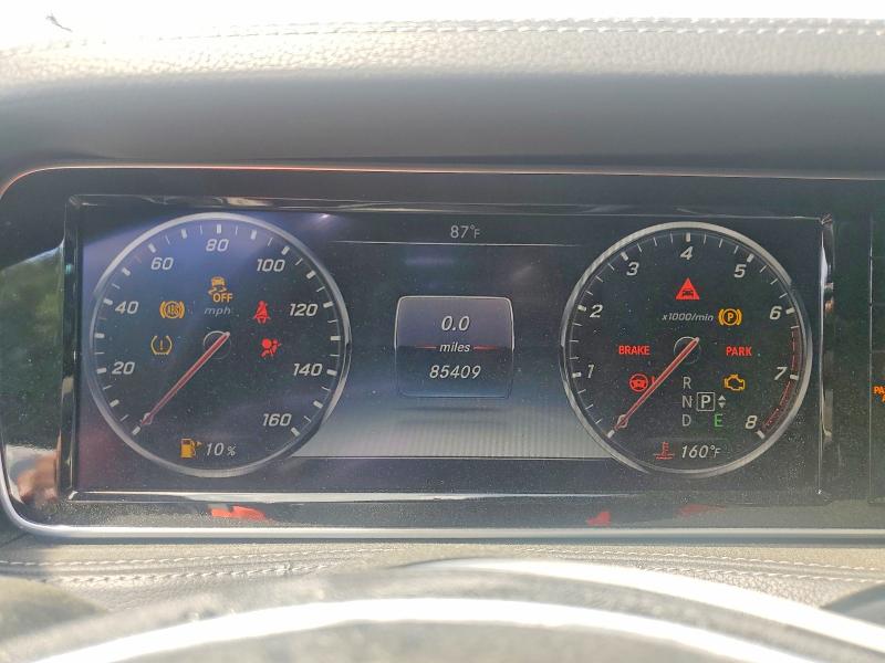2015 Mercedes-benz S-klasse VIN WDDUG8FB4FA118016 COPART salvage auction — MECHANICAL, Mo - Cert Of Title-Repossessed (P), sold $7,700 on 2026-07-28 (photo 9)