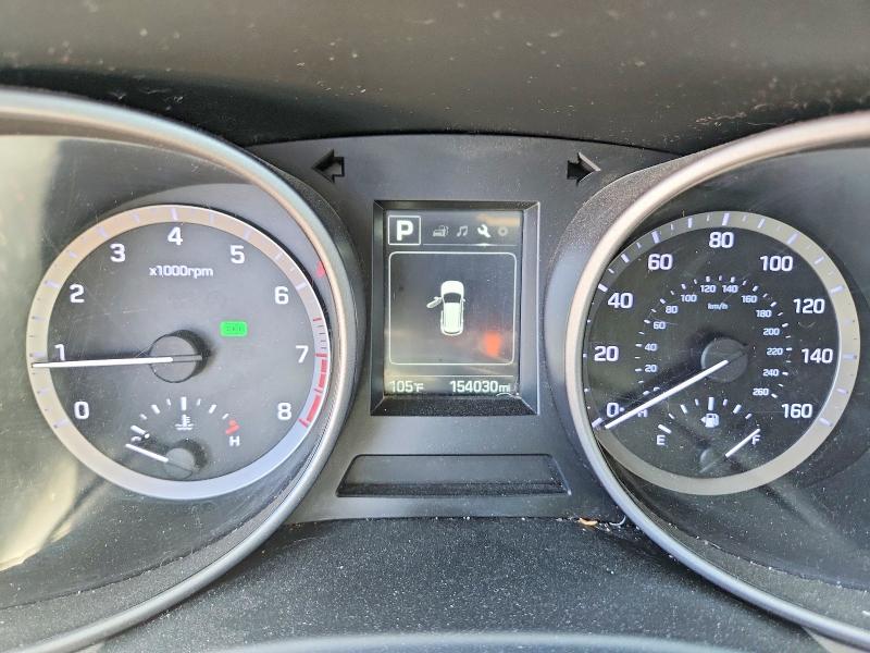 2018 Hyundai Santa fe VIN 5XYZTDLB2JG557216 COPART salvage auction — FRONT END, Co - Salvage Title, sold $750 on 2026-07-28 (photo 9)