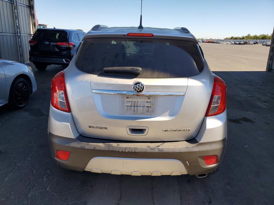 2014 Buick Encore VIN KL4CJASB0EB592584 COPART salvage auction — FRONT END, Ca - Salvage Certificate, sold $1,500 on 2026-07-27 (photo 6)