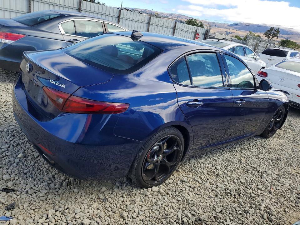 2019 Alfa romeo Giulia VIN ZARFAMBN1K7606351 COPART salvage auction — ALL OVER, CA - SALVAGE CERTIFICATE, sold $6,800 on 2026-09-29 (photo 3)