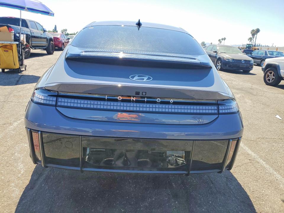 2025 Hyundai Ioniq 6 VIN KMHM34AA1SA116839 COPART salvage auction — UNDERCARRIAGE, Mi - Dis/Dlr/Exp Only Salvage Title, sold $850 on 2026-07-21 (photo 6)