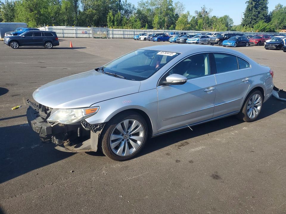 2010 Volkswagen Passat cc VIN WVWML7AN8AE511424 COPART salvage auction — FRONT END, Or - Salvage Title Certificate, sold $475 on 2026-08-12 (photo 1)