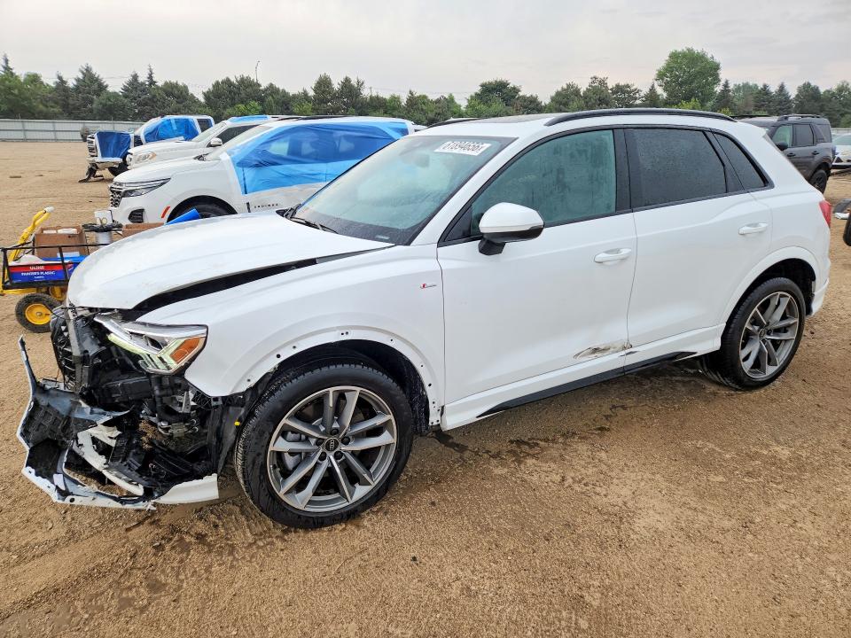 2025 Audi Q3 VIN WA1DECF32S1039881 — COPART salvage auction photo