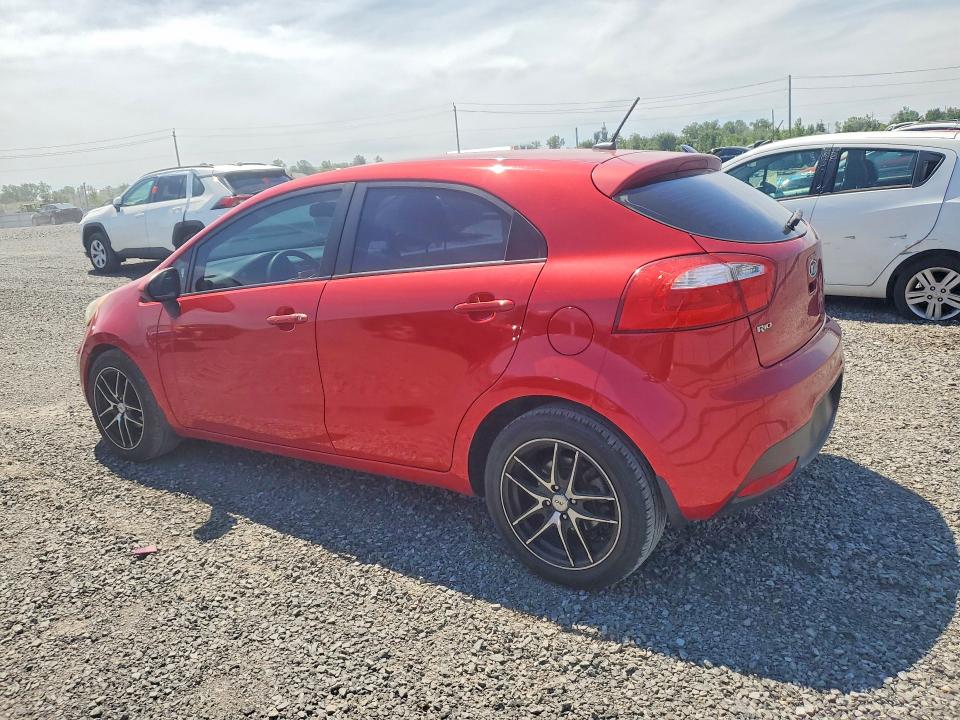 2012 Kia Rio VIN KNADM5A35C6735521 COPART salvage auction — PARTIAL REPAIR, ON - PERMIT NO BRAND - UNFIT, sold $225 on 2026-07-28 (photo 2)