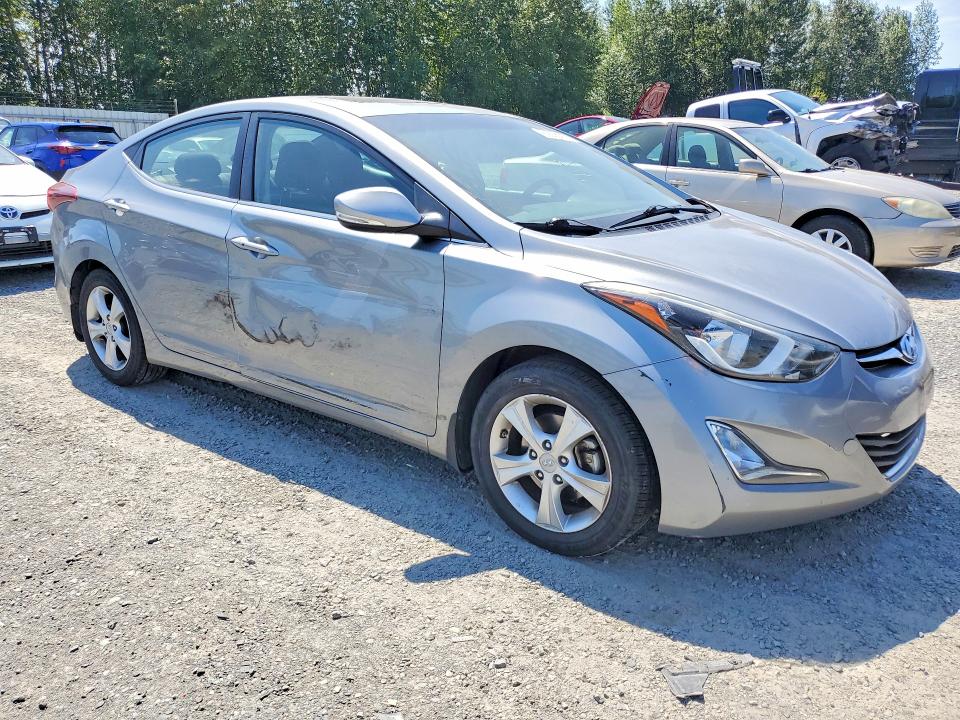 2016 Hyundai Elantra VIN KMHDH4AE2GU545224 COPART salvage auction — SIDE, WA - BILL OF SALE, sold $60 on 2026-07-27 (photo 4)