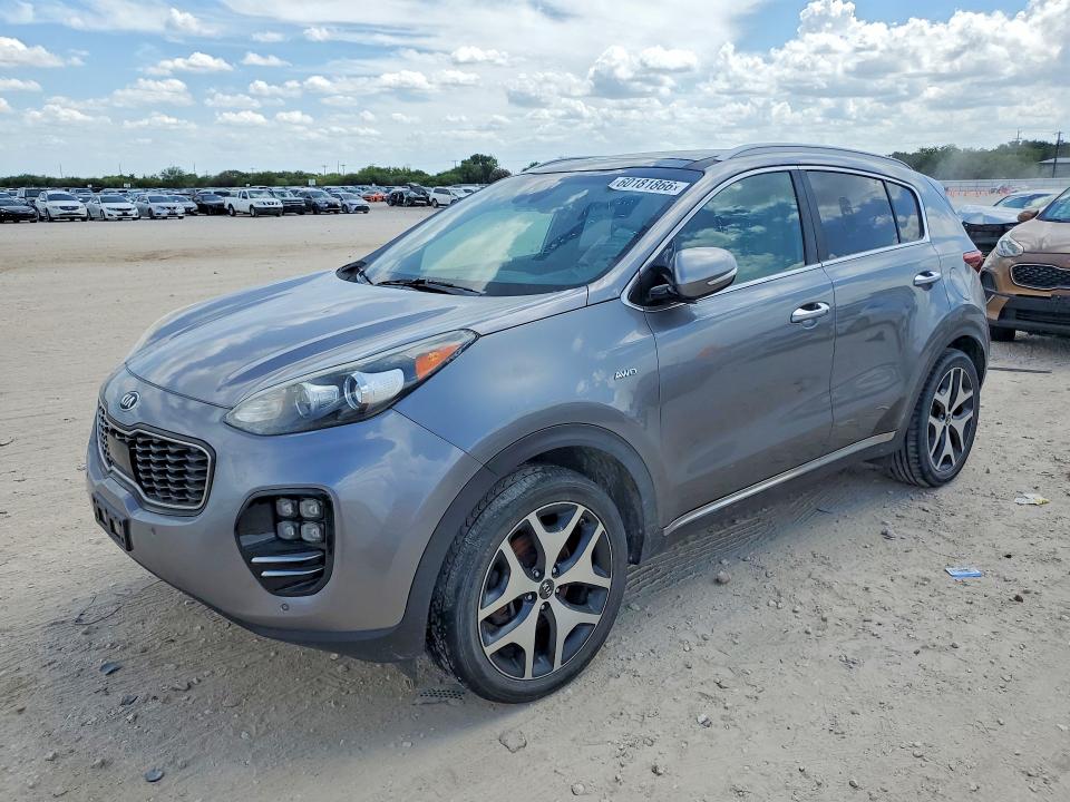 2017 Kia Sportage VIN KNDPRCA60H7264184 COPART salvage auction — MINOR DENT/SCRATCHES, Tx - Certificate Of Title, sold $2,250 on 2026-07-16 (photo 1)