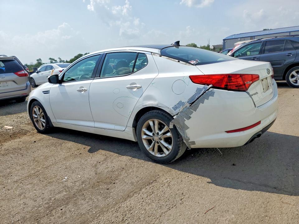 2012 Kia Optima VIN 5XXGN4A76CG041142 COPART salvage auction — REAR END, Pa - Certificate Of Salvage, sold $1,250 on 2026-07-17 (photo 2)