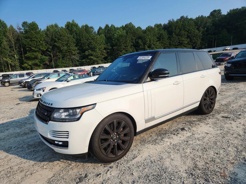 2016 Land rover RANGE ROVER VIN SALGS2EF5GA260876 COPART salvage auction — MINOR DENT/SCRATCHES, Ga - Cert Of Title-Manufctr Buyback (P), sold $5,300 on 2026-09-02 (photo 1)