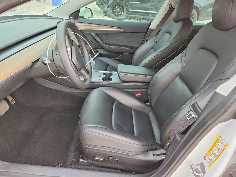 2022 Tesla Model 3 VIN 5YJ3E1EB3NF107275 COPART salvage auction — FRONT END, TX - SALVAGE VEHICLE TITLE, sold $7,100 on 2026-08-20 (photo 7)