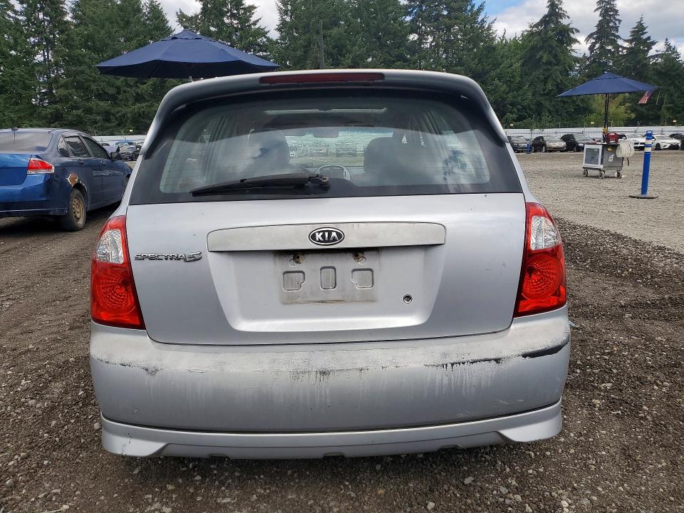 2005 Kia Spectra VIN KNAFE161755113808 COPART salvage auction — FRONT END, WA - BILL OF SALE, sold $250 on 2026-07-31 (photo 6)