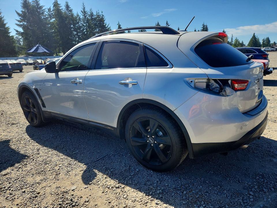 2016 Infiniti Qx70 VIN JN8CS1MW9GM752332 COPART salvage auction — REAR END, Id - Cert Of Title -Rebuilt Salvage, sold $2,950 on 2026-07-17 (photo 2)