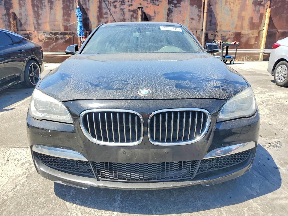 2013 BMW 7er VIN WBAYA8C59DC996616 COPART salvage auction — UNDERCARRIAGE, Ca - Dis/Dlr/Exp Only Clean Title, sold $600 on 2026-07-17 (photo 5)