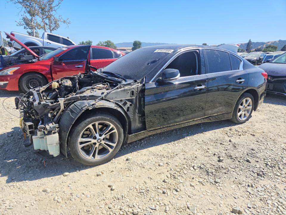 2015 Infiniti Q50 VIN JN1BV7AP4FM355109 COPART salvage auction — STRIPPED, CA - SALVAGE CERTIFICATE, sold $60 on 2026-07-28 (photo 1)