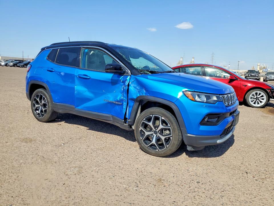 2025 Jeep Compass VIN 3C4NJDCN4ST523111 COPART salvage auction — FRONT END, Mn - Certificate Of Title, sold $8,200 on 2026-07-27 (photo 4)