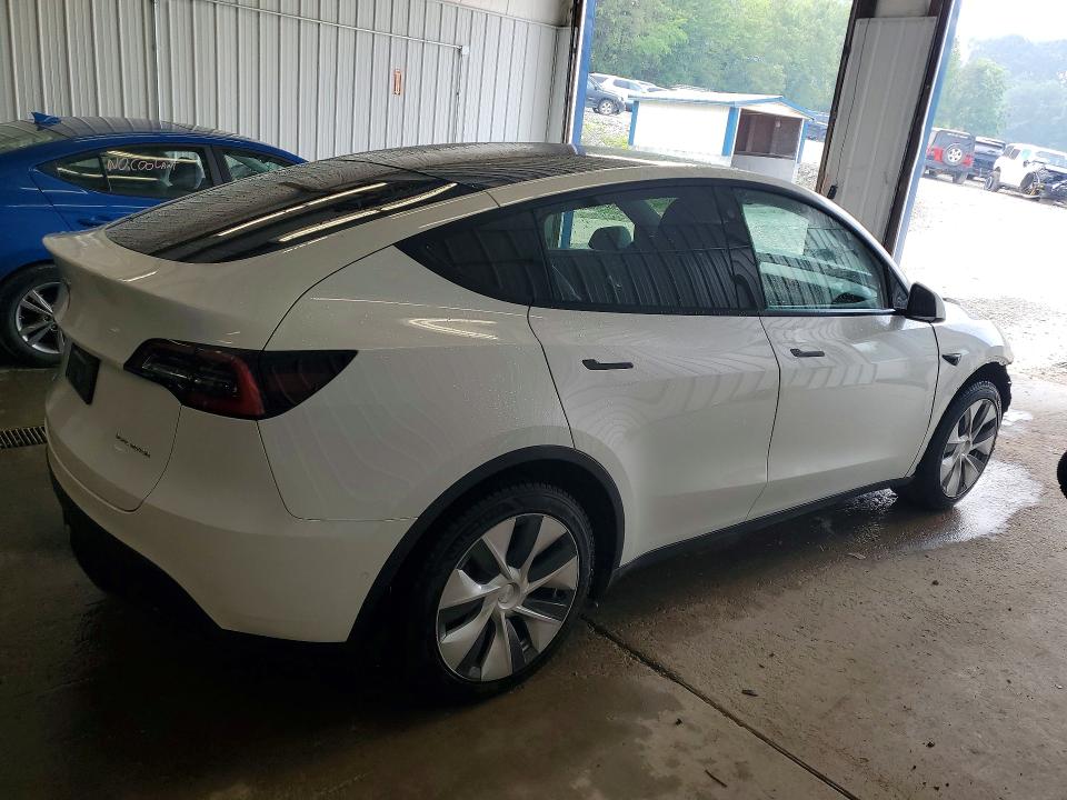 2021 Tesla Model y VIN 5YJYGDEE4MF078217 COPART salvage auction — FRONT END, PA - CERTIFICATE OF SALVAGE, sold $500 on 2026-07-29 (photo 3)