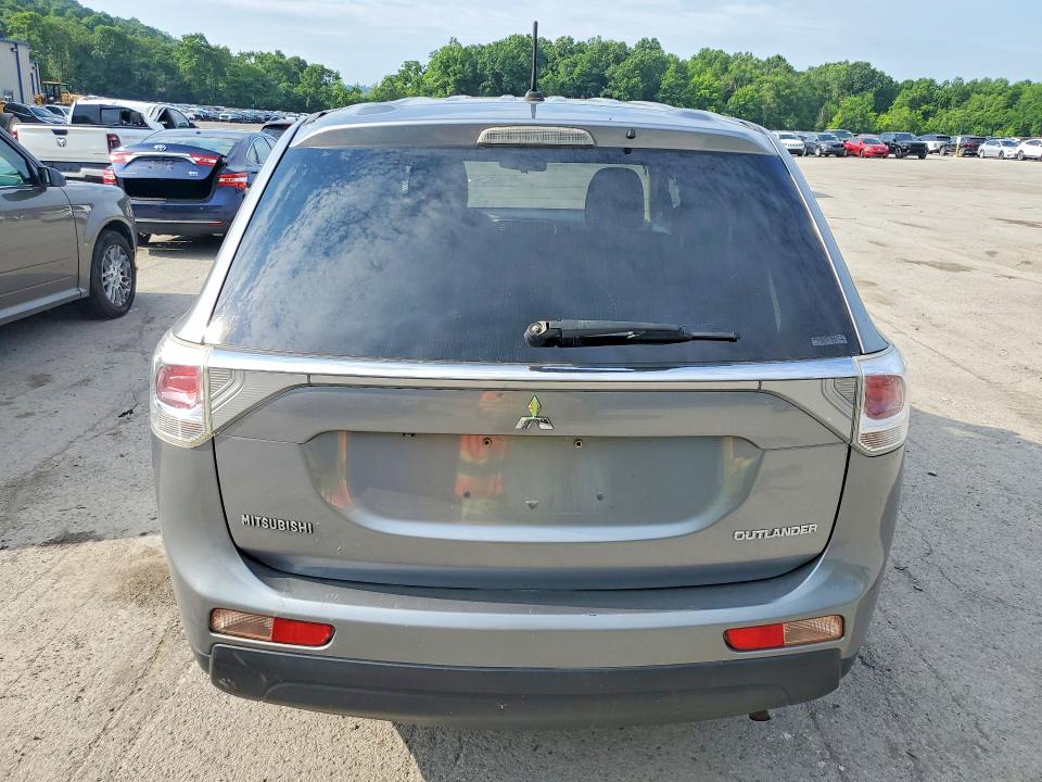 2014 Mitsubishi Outlander VIN JA4AZ3A37EZ009781 COPART salvage auction — FRONT END, Pa - Certificate Of Salvage, sold $100 on 2026-07-23 (photo 6)