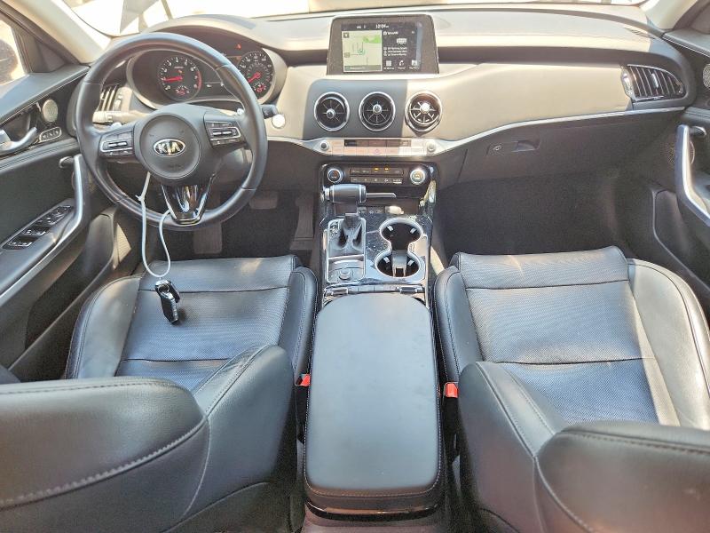 2018 Kia Stinger VIN KNAE25LAXJ6014226 COPART salvage auction — FRONT END, Fl - Cert Of Title Slvg Rebuildable, sold $7,300 on 2026-08-21 (photo 8)