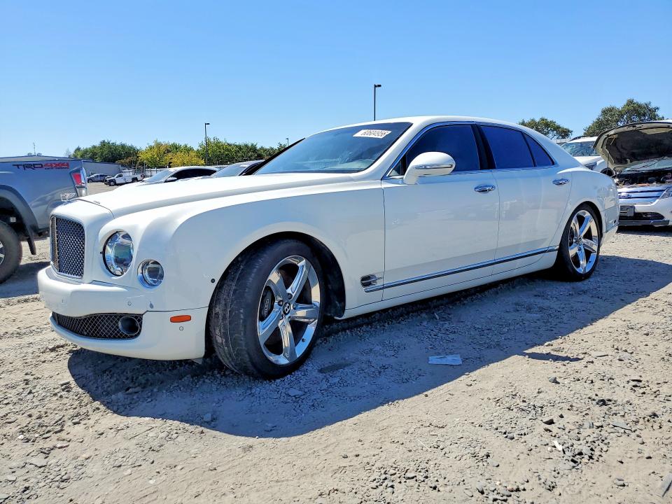 2016 Bentley Mulsanne VIN SCBBG7ZH3GC002262 COPART salvage auction — WATER/FLOOD, Ca - Salvage Certificate, sold $35,000 on 2026-07-25 (photo 1)