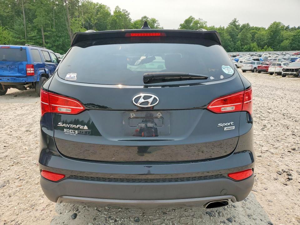 2016 Hyundai Santa fe VIN 5XYZUDLBXGG380050 COPART salvage auction — ROOF, MA - CERT OF TITLE-RECONSTRCTD COLL, sold $1,100 on 2026-07-22 (photo 6)