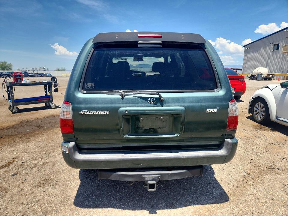 2000 Toyota 4runner VIN JT3GN86R9Y0146014 COPART salvage auction — MECHANICAL, Az - Certificate Of Title, sold $475 on 2026-07-31 (photo 6)