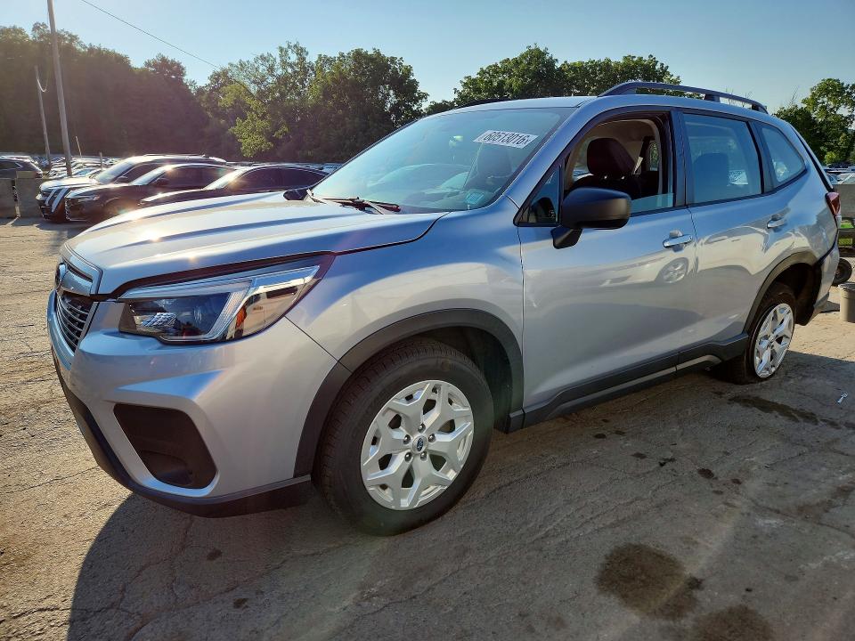 2021 Subaru Forester VIN JF2SKADC9MH420233 COPART salvage auction — REAR END, Ny - Mv-907A Salvage Certificate, sold $3,100 on 2026-07-28 (photo 1)