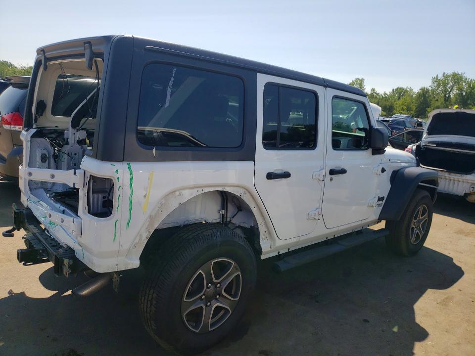 2021 Jeep Wrangler unlimited VIN 1C4HJXDN8MW762400 COPART salvage auction — REAR END, Ct - Cert Of Title-Salvage, sold $7,800 on 2026-07-28 (photo 3)