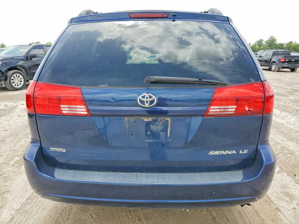 2004 Toyota Sienna VIN 5TDZA23CX4S109252 COPART salvage auction — NORMAL WEAR, Tx - Certificate Of Title, sold $300 on 2026-07-21 (photo 6)