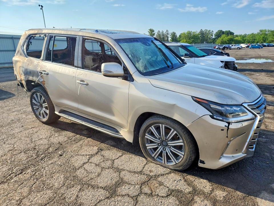 2016 Lexus Lx 570 VIN JTJHY7AX7G4199693 COPART salvage auction — BURN, PA - CERTIFICATE OF SALVAGE, sold $5,200 on 2026-07-17 (photo 4)