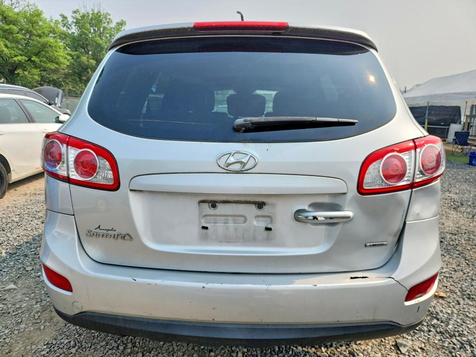 2012 Hyundai Santa fe VIN 5XYZK3AB1CG112386 COPART salvage auction — REAR END, Md - Certificate Of Title, sold $200 on 2026-07-30 (photo 6)