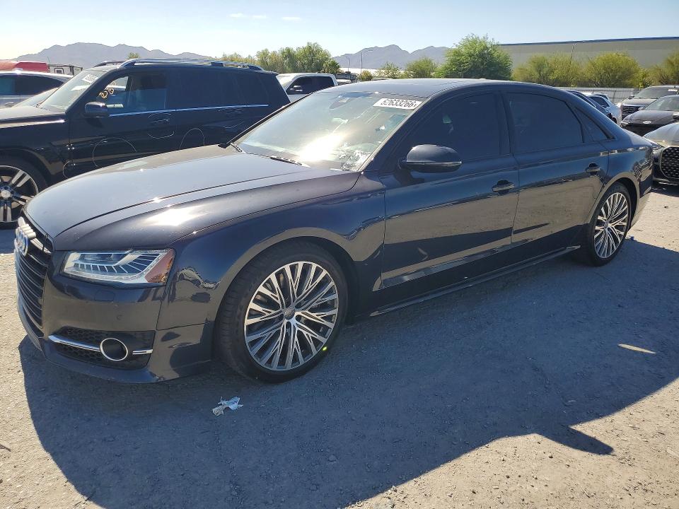 2017 Audi A8 VIN WAU43AFD2HN005091 COPART salvage auction — FRONT END, Nv - Certificate Of Title (P), sold $4,750 on 2026-08-25 (photo 1)