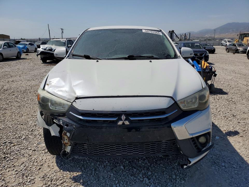 2018 Mitsubishi Outlander VIN JA4AP3AUXJZ001960 COPART salvage auction — FRONT END, Ut - Certificate Of Title, sold $1,100 on 2026-07-17 (photo 5)