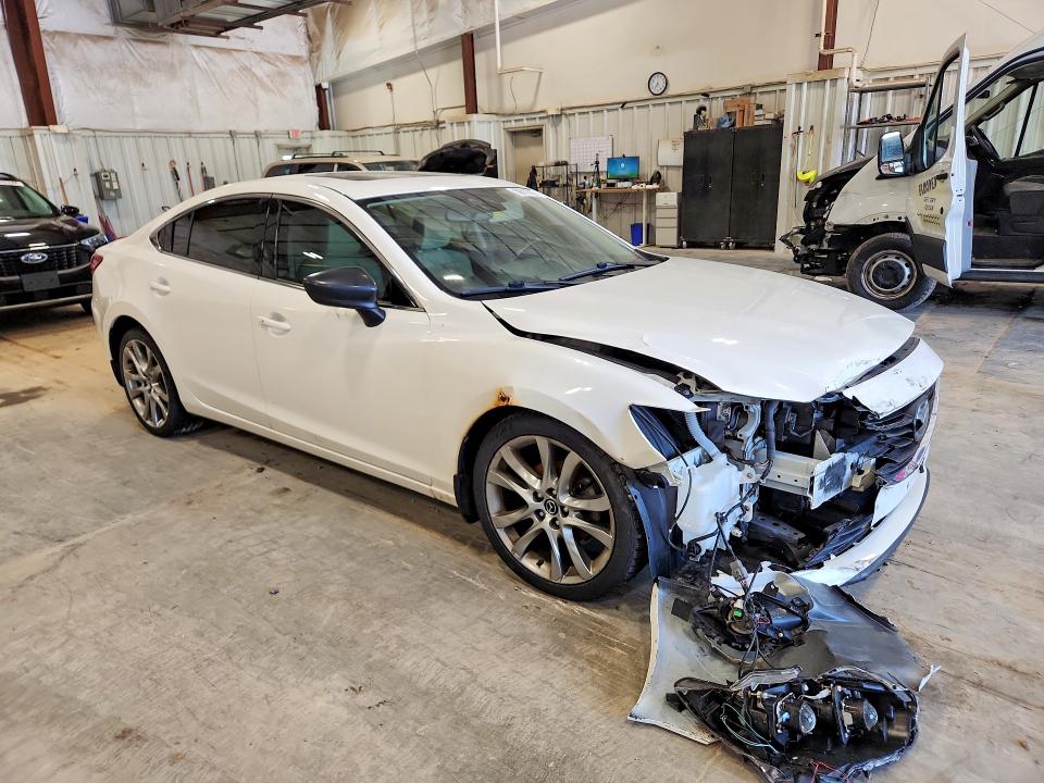 2014 Mazda 6 VIN JM1GJ1W52E1106729 COPART salvage auction — FRONT END, Wi - Certificate Of Title, sold $450 on 2026-07-29 (photo 4)