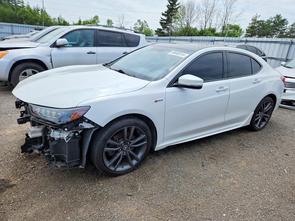 2020 Acura Tlx VIN 19UUB3F87LA801499 COPART salvage auction — FRONT END, ON - PERMIT SALVAGE, sold $2,100 on 2026-07-23 (photo 1)