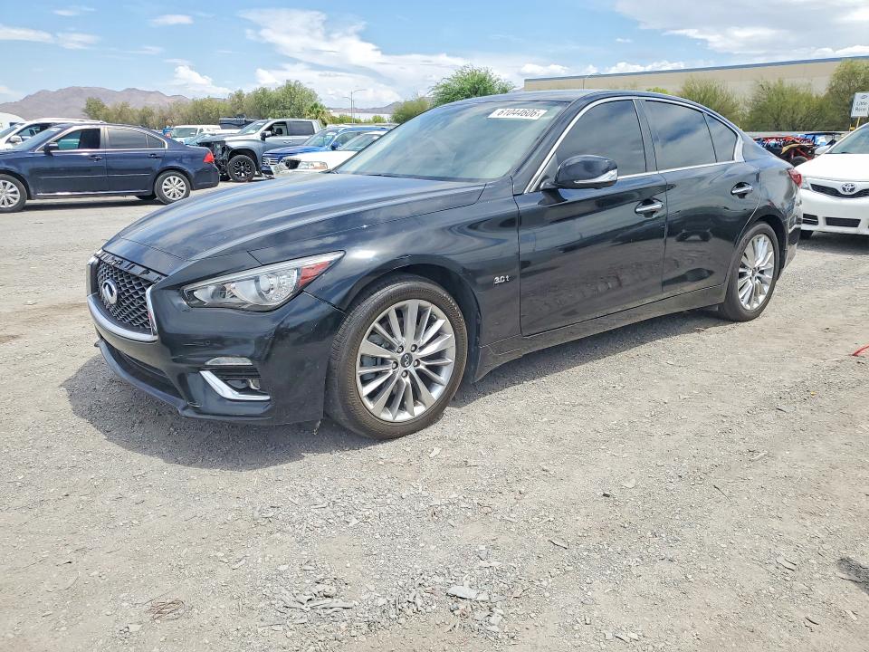 2018 Infiniti Q50 VIN JN1EV7APXJM362667 COPART salvage auction — MECHANICAL, CA - SALVAGE CERTIFICATE (P), sold $1,300 on 2026-07-16 (photo 1)